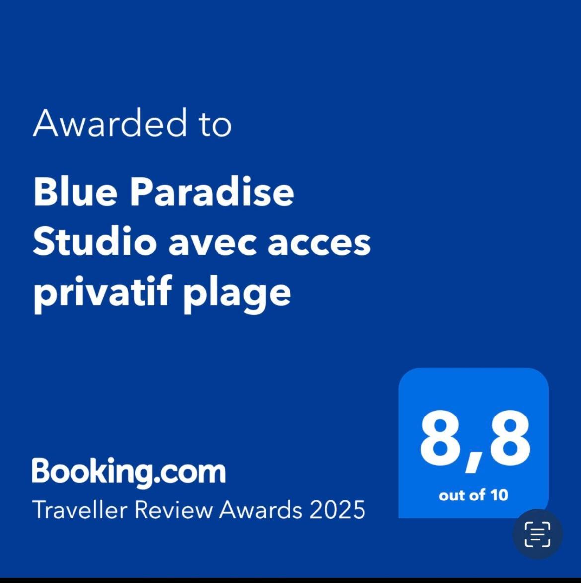 Blue Paradise Studio Avec Acces Privatif Plage لو جوسيير المظهر الخارجي الصورة